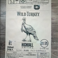 ワイルドターキー バーボンハイボール 8％350ml 24本の画像