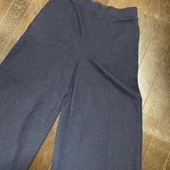 『L』UNIQLO ストレッチワイドパンツの画像