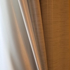 水色×キラキラレースカーテンの画像