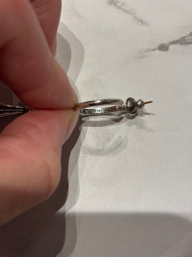 【確実正規品】 CHROME HEARTS タイニー chクロスピアス片耳