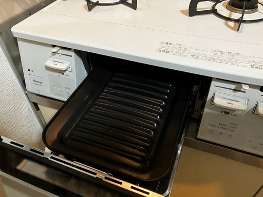 リンナイ　グリル付きガステーブル　　都市ガス