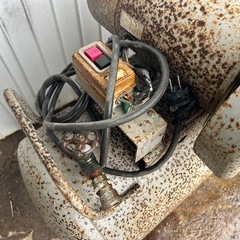 日立 BEBICON ベビコン コンプレッサー　100V エアーコンプレッサー 3Φ 60Hz  0.75KW/ 10kg 工具 塗装　DIY 空気圧縮機　宮崎の画像