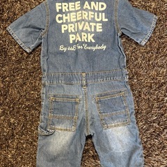 e.a.Bの半袖デニムカバーオール☺︎の画像