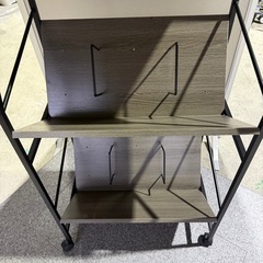 ファイルワゴン 幅60×奥行37×高さ103cm ストッパーキャスター付き 天板付きの画像