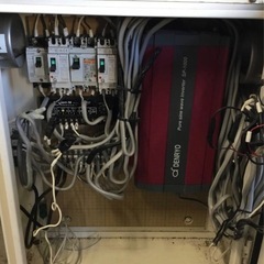 h-253△ q 岐阜発/ 配電盤/ キャビネット/ 屋外用/ 動作未確認/ ジャンク/ 現状品/ R7.10/29 △の画像