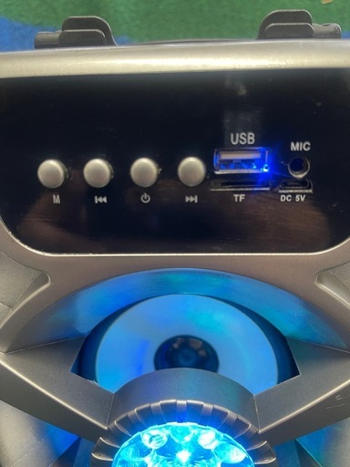 BOOST SOUND MAGNUM D-006A Bluetoothスピーカー LED搭載 充電式