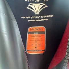 【中古※胸に破れあり】BILLABONG レディース セミドライ ML  の画像