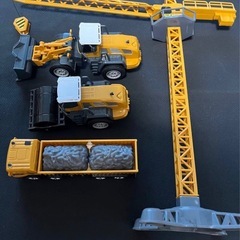 建設工事 作業車セット 建設車両　おもちゃの画像