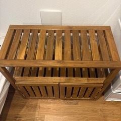 【屋内・屋外外使用可】IKEA  シェルフユニットの画像