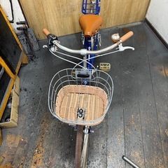 中古車　女の子用　フェリークJr　24インチ　LEDオートライト　6段変速　ブルー　美品の画像