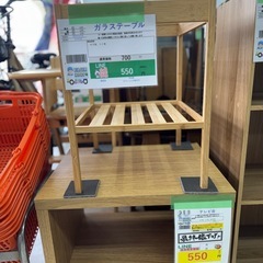 🉐LINE会員限定スペシャル価格🉐【ガラステーブル】550円　18-251の画像