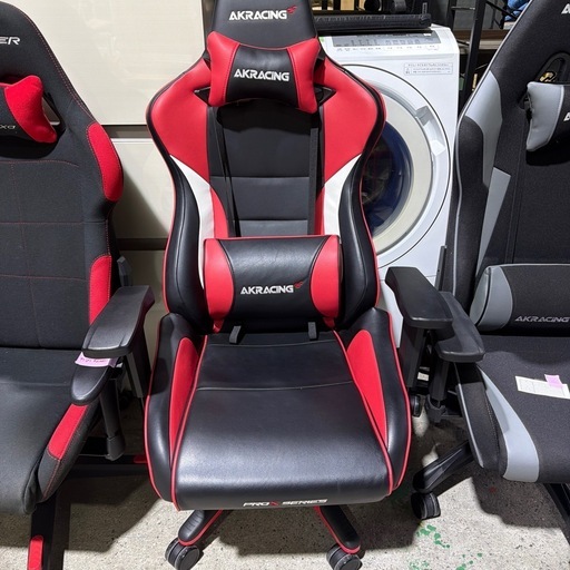★美品★AKRacing AKR-PRO-X V2 レッド ゲーミングチェア