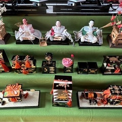 【3/4〜3/8引取り限定】 雛人形 7段の画像