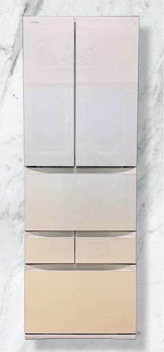 東芝 冷蔵庫 509L 6ドア GR-M510FD 2018年製 大容量 ファミリー 自動製氷
