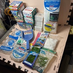 観賞魚飼育関連セット　水作エイト　ロカボーイ　エアホース等の画像