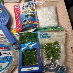 観賞魚飼育関連セット　水作エイト　ロカボーイ　エアホース等の画像
