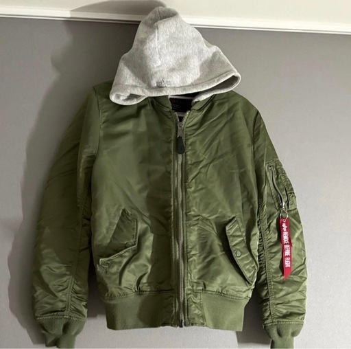 ALPHA INDUSTRIES MA-1 フライトジャケット L オリーブ