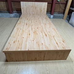 B2303 シングルベッドフレーム ボックスベッド 多収納の画像