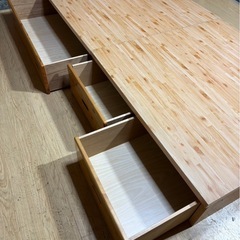 B2303 シングルベッドフレーム ボックスベッド 多収納の画像