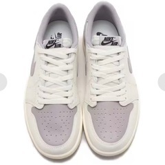 JORDAN BRAND AIR JORDAN 1 RETRO LOW OG SAIL/BLACK-ATMOSPHERE GREYの画像