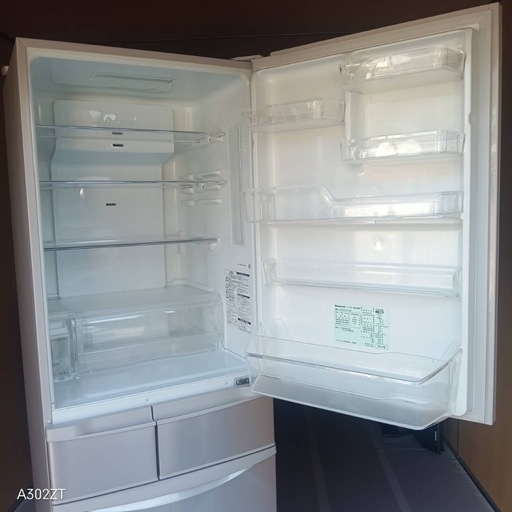 C060 送料設置無料Panasonic自動製氷機能付き大型冷蔵庫411L (冷蔵庫