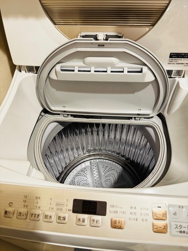 SHARP] シャープ5.5kg電気洗濯乾燥機ES-T5EBK-N 2021年製 (りよう