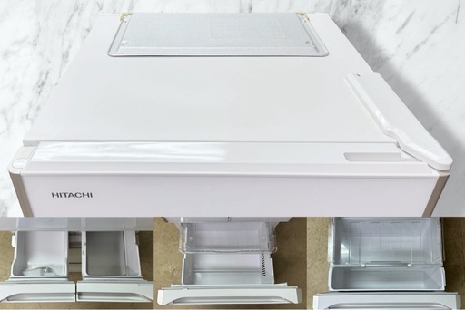日立 冷蔵庫 401L 5ドア R-S40J 2019年製 ファミリー 自動製氷