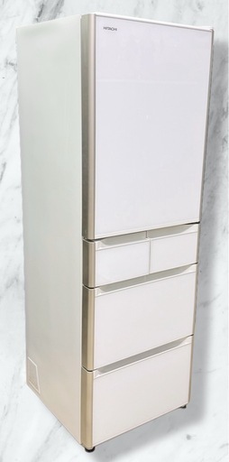 日立 冷蔵庫 401L 5ドア R-S40J 2019年製 ファミリー 自動製氷