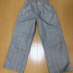 チェックパンツ、サイズ150の画像