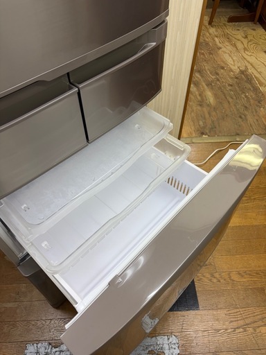 R2 激安5ドア!! HITACHI 2017年 401L R-K40G(SN) 自動製氷 右開き