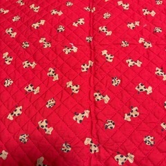 毛糸色々、編み棒色々、グレーのフェルト、キルティング生地、の画像