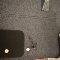 ブラック 大型スーツケース キャスター付きの画像