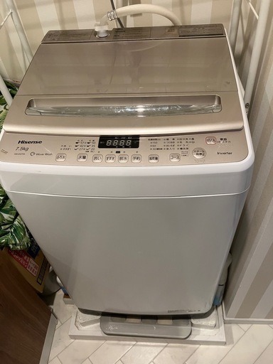 2021年製　洗濯機7.5キロ
