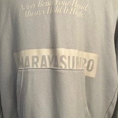 【完売品】GU×MIHARAYASUHIRO ミハラヤスヒロ　コラボ　パーカー  ライトブルー　Mの画像