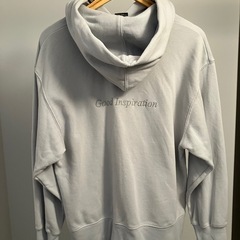 【完売品】GU×MIHARAYASUHIRO ミハラヤスヒロ　コラボ　パーカー  ライトブルー　Mの画像