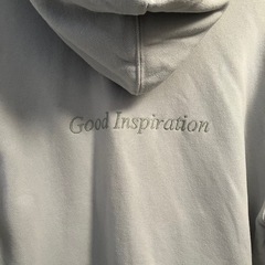 【完売品】GU×MIHARAYASUHIRO ミハラヤスヒロ　コラボ　パーカー  ライトブルー　Mの画像