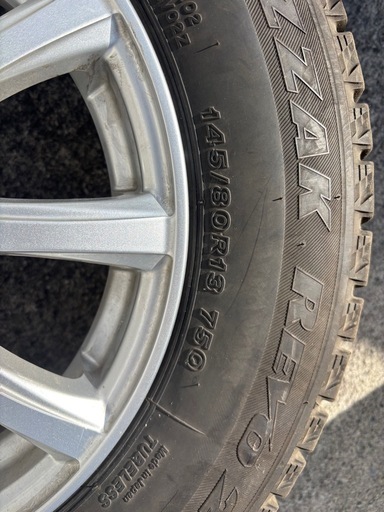 weds ウェッズ ジョーカー アルミホイール付きタイヤ145/80R13 軽