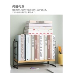 ラック 収納棚 ミニラック 卓上 オープンラック アイアン 机上ラックの画像