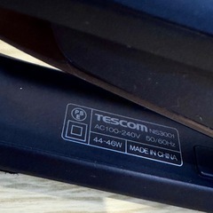 【 Nobby by TESCOM 】  NIS3001 ヘアアイロン　美品の画像