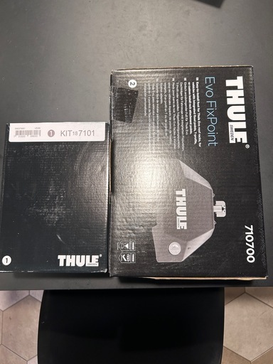 THULE 7107    kit7101 キャリアフット4個新品