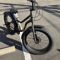 ファットバイク今流行りの自転車になります電動又はロードバイク交換あり。の画像