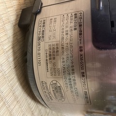 タイガー土鍋IH炊飯ジャー　3合炊
の画像