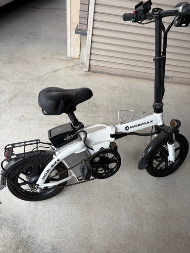引き取り限定MOBIMAX 電動アシスト自転車 ホワイト (Shutairi) 久米田