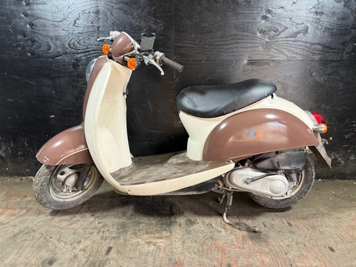 ★支払総額4.2万円★定休日なし！いつでも現車確認可能です！ ホンダ スクーピー ブラウン AF63 社外マフラー！ ４スト！バッテリー新品！ カスタムベースに♪