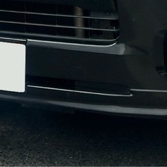 TRD フロントハーフスポイラー　ハイエース標準　黒の画像