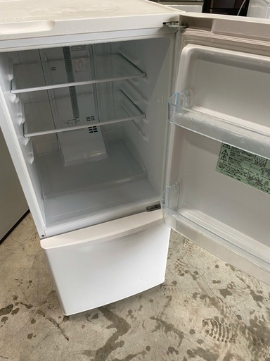 NO B854🌈福岡市内配送設置無料✨🌈パナソニック 2ドア冷蔵庫 (138L・右開き) ハーブグリーン NR-TB148W-HG_2