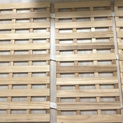 【シングル用すのこ】折りたたみ可／湿気対策に◎の画像