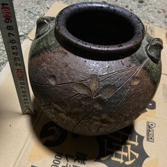 しがらき焼き　　大きめ花瓶の画像