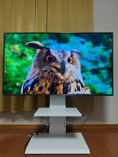 【早い者勝ち】LG55型テレビ/スタンド付き50,000→35, 000