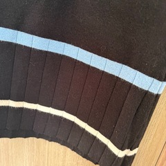 差し上げます　ノースリーブニットワンピース 黒の画像